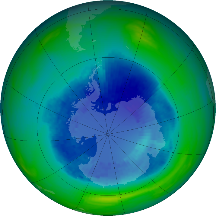 Ozone Map 1987-09-07